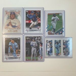 Lot of 6 Toronto Blue Jays Topps MLB Baseball Cards